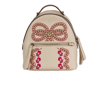 Ribbon Studs Backpack, front view
